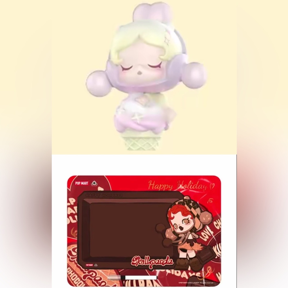 POP MART Skullpanda Bundle! - POP Bean and Magnetic Board